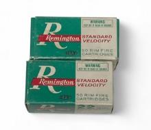 NIB 100rds. of .22 WINCHESTER AUTOMATIC Remington Kleanbore Standard Velocity Ammunition
