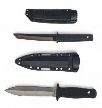 Kobun Cold Steel Tanto Knife & PeaceKeeper-II Cold Steel Double Edged Knife