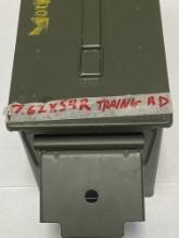SCARCE 324rds. of Czech 7.62x54R White Tipped Short Range Training Ammunition in Ammo Can
