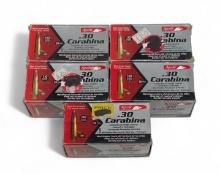 NIB 250rds. of 30 Carbine 110gr FMJ Aguila Ammunition