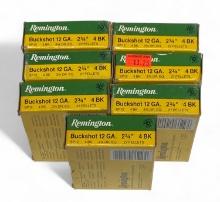 NIB 35rds. of  12 GA Buck-Shot 2-3/4" 4BK Remington Shotgun Ammunition