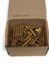 128rds. of 7.92x57 Turkish Military Surplus Ammunition with (1) Stripper Clip