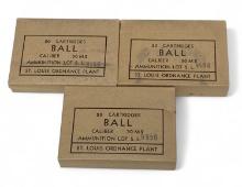 NIB Collectible 60rds. of .30-06 SPRG. (.30 M2 BALL) WWII St. Louis Ordinance Plant Ammunition