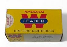 NIB Collectible Brick of 500rds. of .22 LR Winchester Leader Ammunition