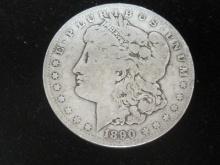1890O Morgan Silver Dollar