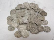 Lot of (100) Mercury Dimes