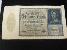 1922 German Marks Currency