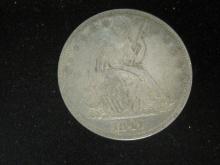 1842 Liberty Seated Half Dollar