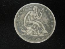 1855O Liberty Seated Half Dollar