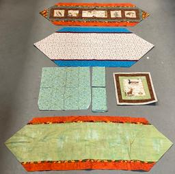 Table Runners, Placemats and Tablecloths Lot.