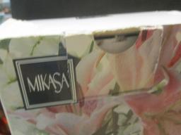 Mikasa Floral Vase. In Original Box.