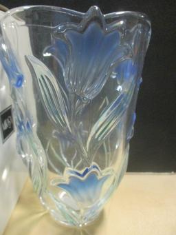 Mikasa Floral Vase. In Original Box.