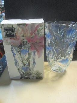 Mikasa Floral Vase. In Original Box.