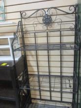 Folding Metal Three Shelf Flower/ Display Stand.