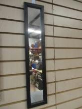 Black Framed Decorative Mirror.