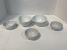 Palate & Plate Diybke Sided Serving/Dip Bowl.  Three Small Dip Bowls.