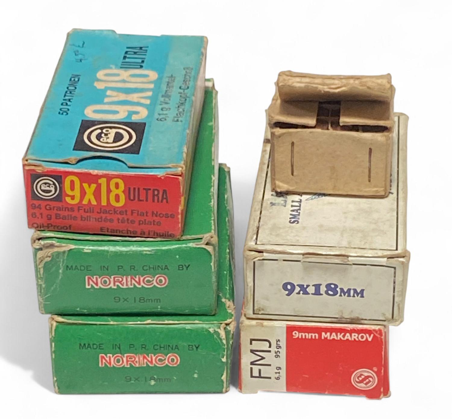 NIB Vintage and Collectible 188rds. of 9x18mm MAKAROV Ammunition 