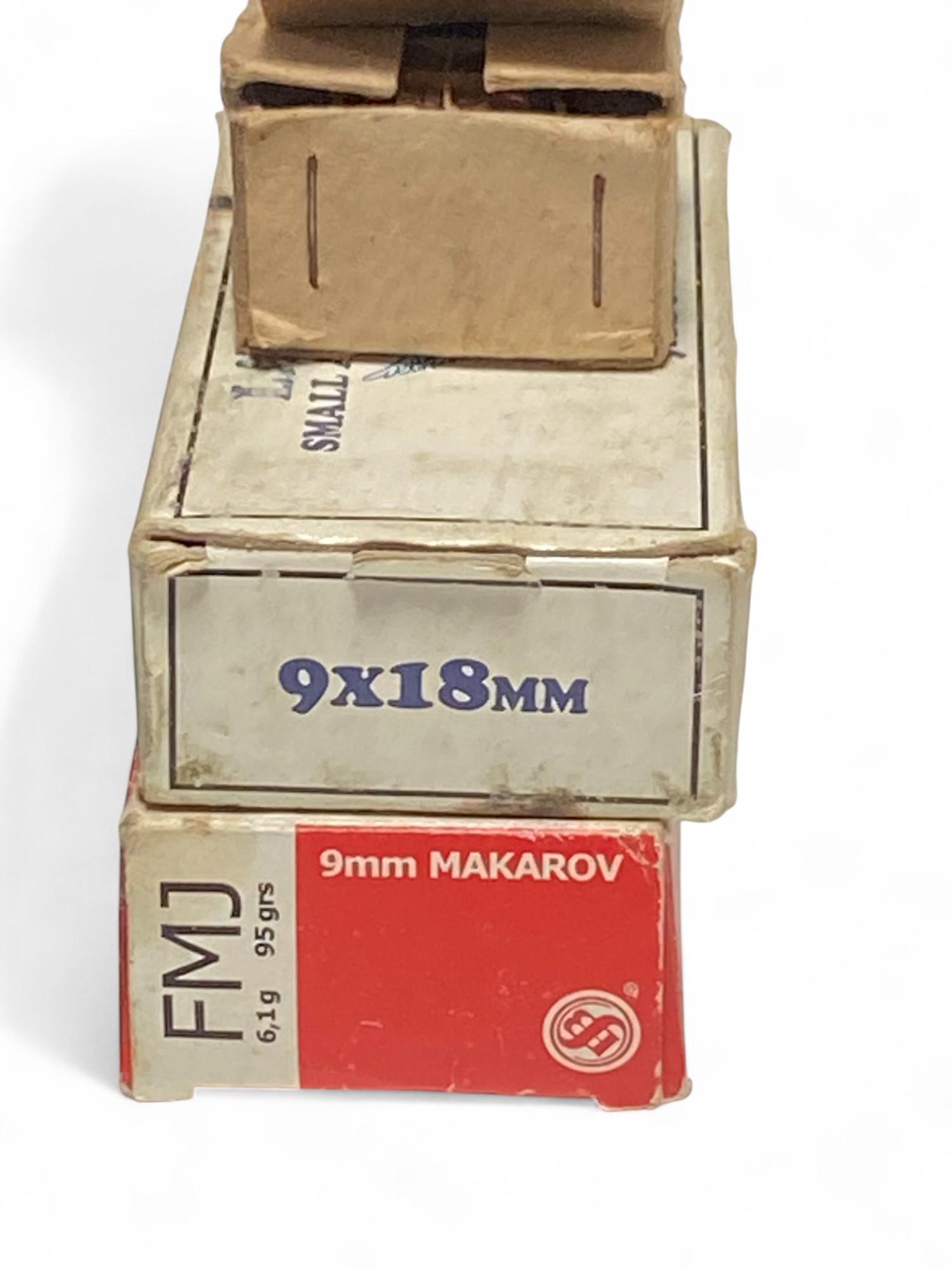 NIB Vintage and Collectible 188rds. of 9x18mm MAKAROV Ammunition 