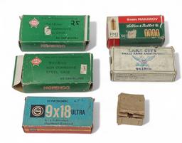 NIB Vintage and Collectible 188rds. of 9x18mm MAKAROV Ammunition 