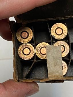 18rds. of Collectible 9.4x27r Dutch Revolver Ammunition 