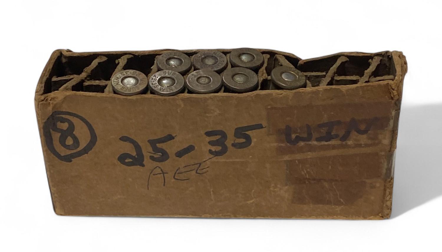 8rds. of Collectible .25-35 WIN. Factory Ammunition 