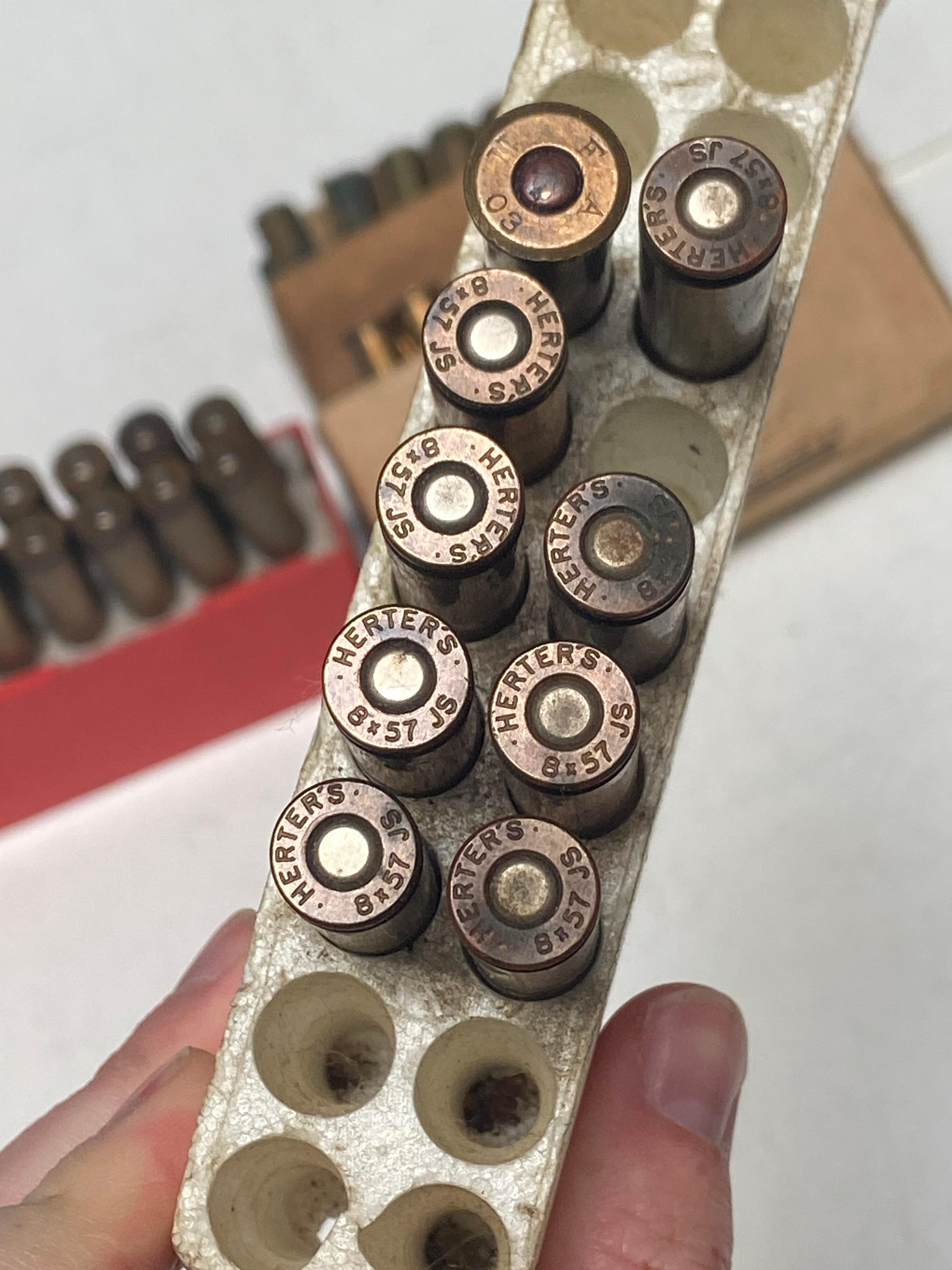 85rds. of Various Collectible Ammunition (8x57 JS, 7mm REM. MAG. and more)