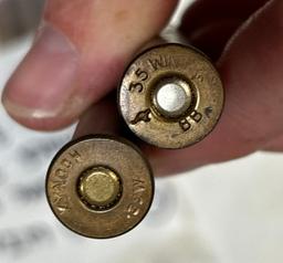 5rds. of Collectible .35 WIN. Factory Ammunition