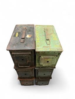 Lot of (6) .50Cal Ammo Cans *LOCAL PICKUP ONLY*