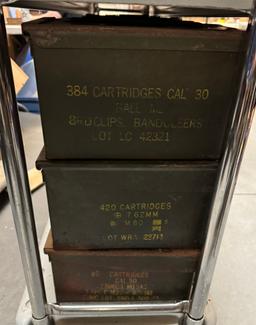 Lot of (6) .50Cal Ammo Cans *LOCAL PICKUP ONLY*