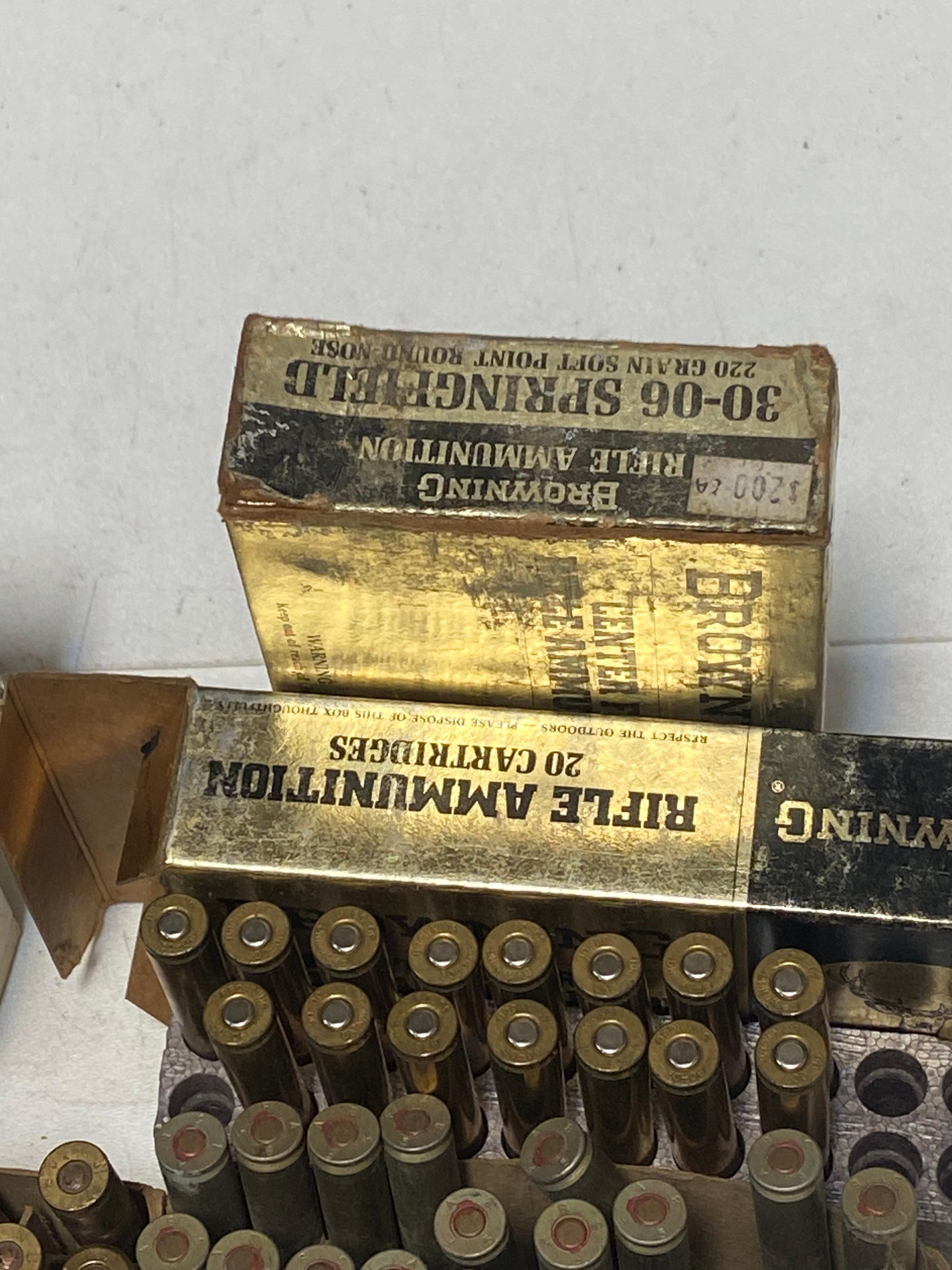 (121) 30-06 CAL. Various Types of Ammunition 