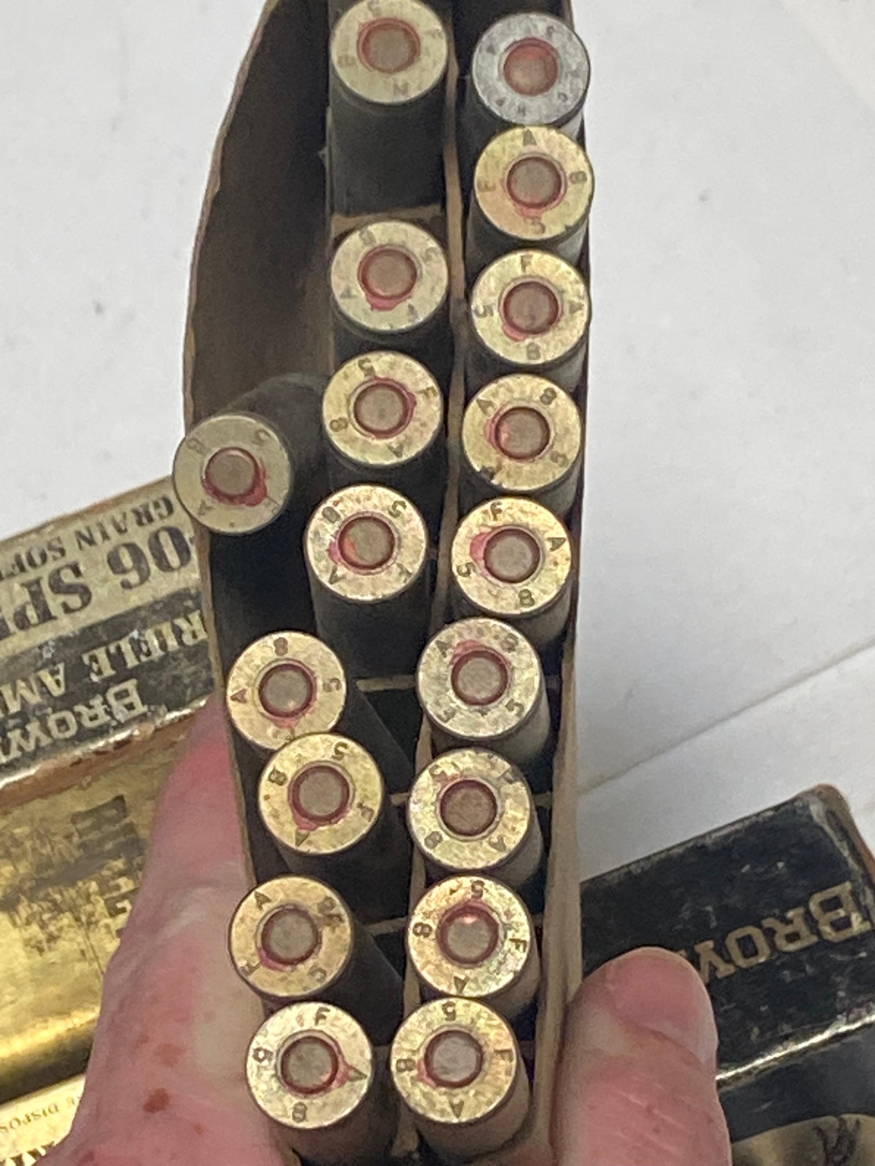 (121) 30-06 CAL. Various Types of Ammunition 