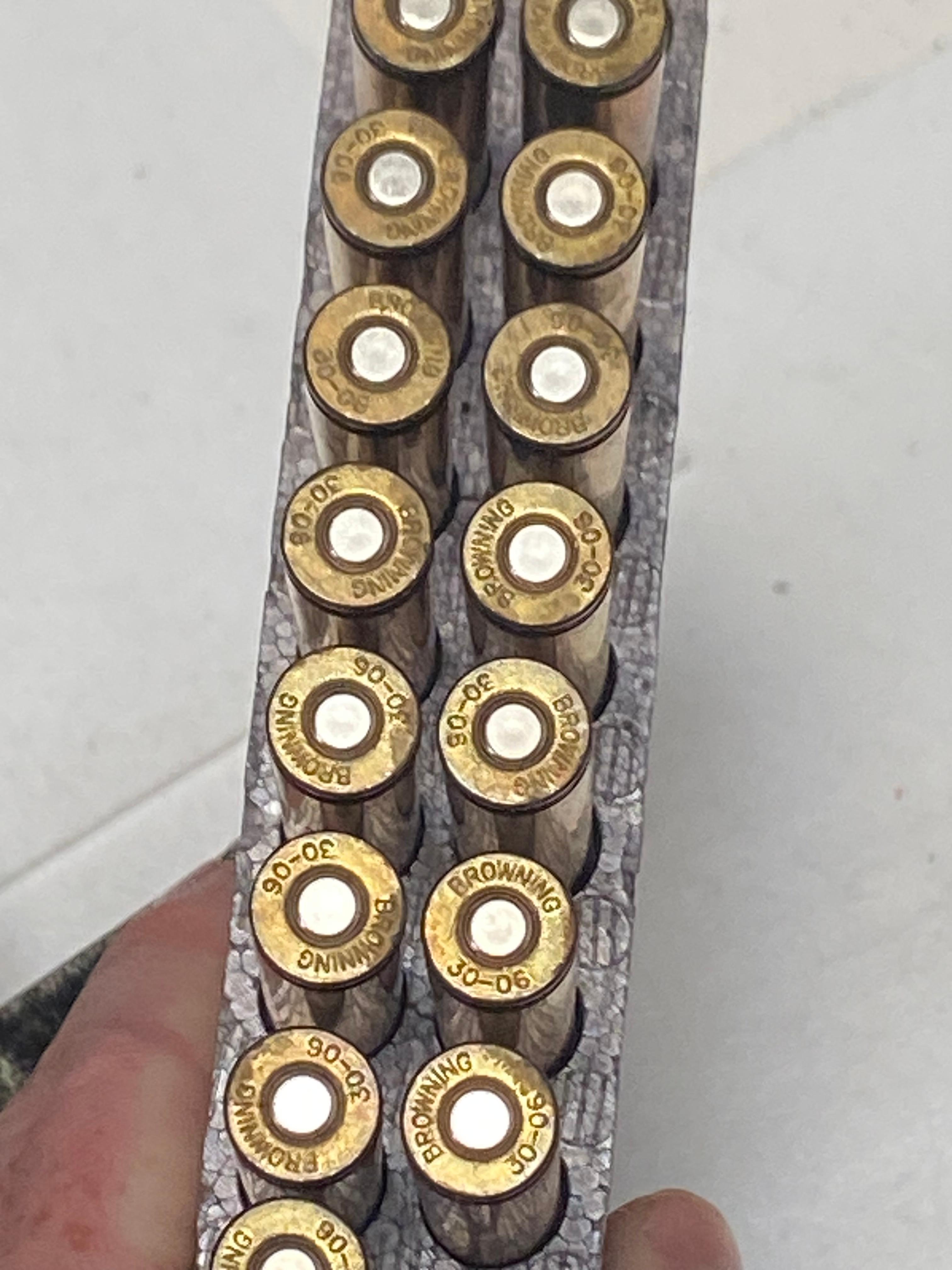 (121) 30-06 CAL. Various Types of Ammunition 