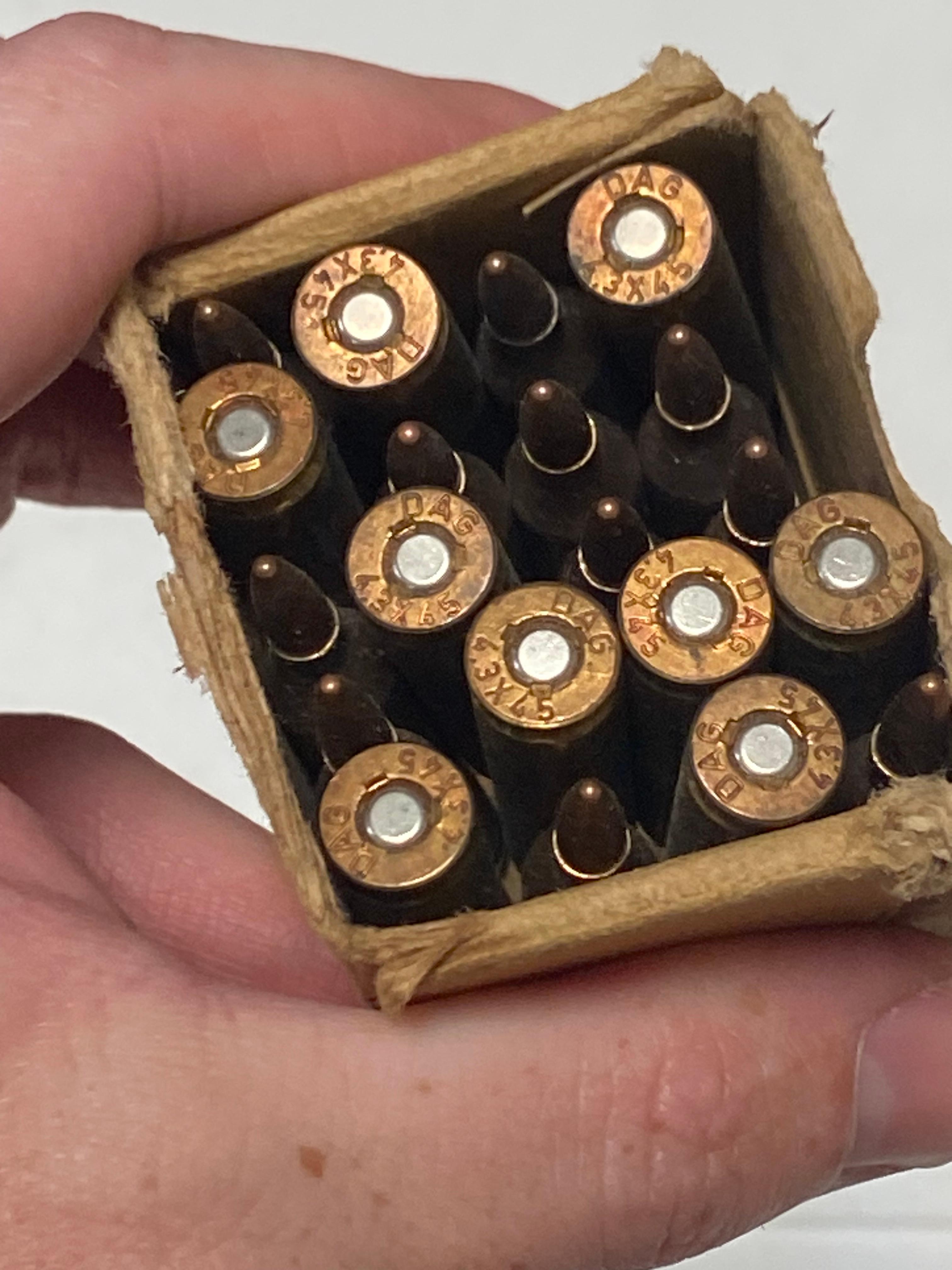 20rds. of Rare 4.3mmx45 Factory Ammunition 