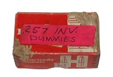 7rds. of .257 INVICTA Dummy Cartridge Ammunition