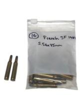 16rds. of Collectible French SF 1981 5.56x45mm Factory Ammunition 