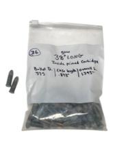 36rds. of Collectible .38 S&W LONG Factory Ammunition Inside of Primed Cartridges 