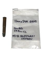 (1) Collectible 11mmx59r GRAS Cartridge