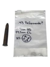 (1) Collectible *.43 Reformando? Cartridge