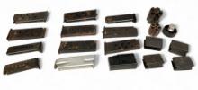 Lot of (12) Mags, (2) Cylinders, (1) Speed Loader, (4) Enbloc Clips