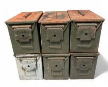 6 Large Oversized Metal Ammo Cans *LOCAL PICKUP ONLY*