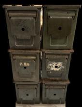 Lot of (6) .50Cal Ammo Cans *LOCAL PICKUP ONLY*