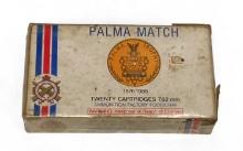 NIB Vintage and Collectible Sealed Rare 20rds. of 7.62mm Palma Match Ammunition 