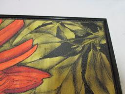 Pair of Wood Box Framed Floral Pictures.