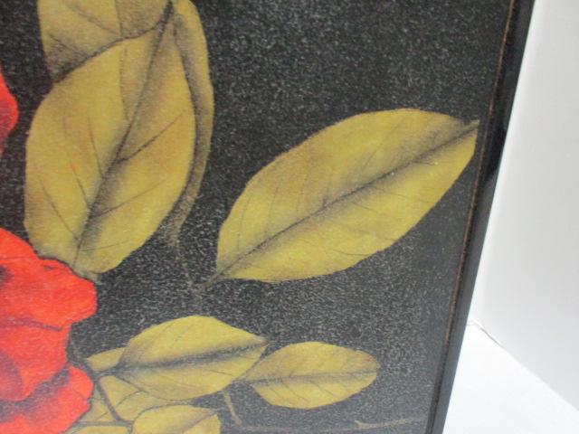 Pair of Wood Box Framed Floral Pictures.