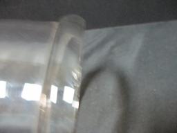 Clear Tall Glass Funnel/Cloche.