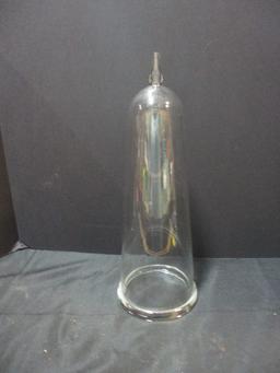 Clear Tall Glass Funnel/Cloche.