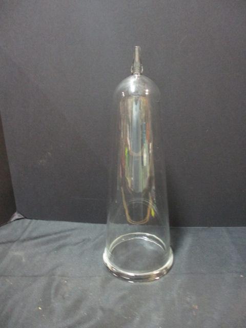 Clear Tall Glass Funnel/Cloche.