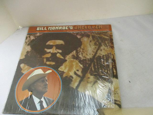 16 Vintage Vinyl LP Bluegrass Albums:Doc Watson, Bill Monroe, Wilburn Brothers, Etc.