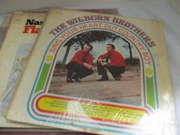 16 Vintage Vinyl LP Bluegrass Albums:Doc Watson, Bill Monroe, Wilburn Brothers, Etc.