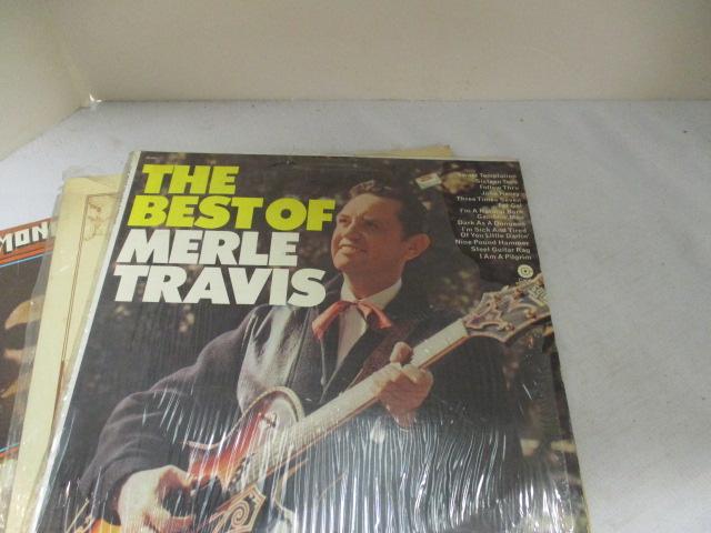 16 Vintage Vinyl LP Bluegrass Albums:Doc Watson, Bill Monroe, Wilburn Brothers, Etc.